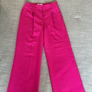 CAROLE WREN Womens Fuchsia Wide-Leg Pants Size 6